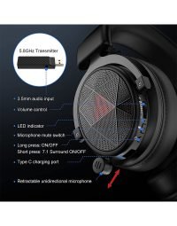 Wireless Gaming Headset EKSA E910 4
