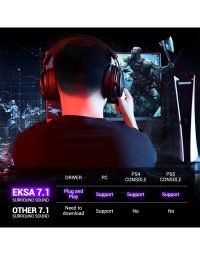 Wireless Gaming Headset EKSA E910 5