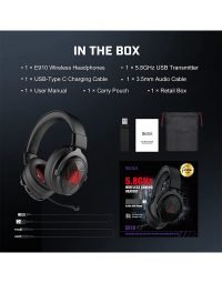Wireless Gaming Headset EKSA E910 9