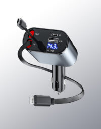 4 in 1 retractable car charger